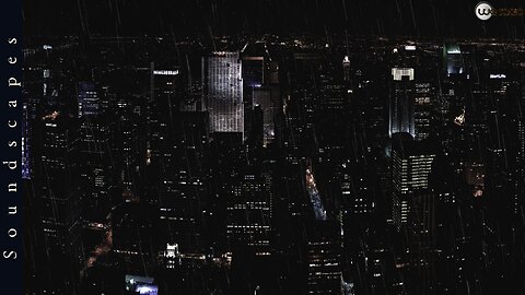 Melancholy Chillhop | Soundscapes: Rainy City | 1 Hour