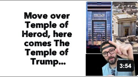 Move over Temple of Herod, here comes The Temple of Trump..