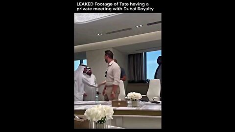 Leaked Video Of Tate Brothers Meeting With Dubai Royalty |