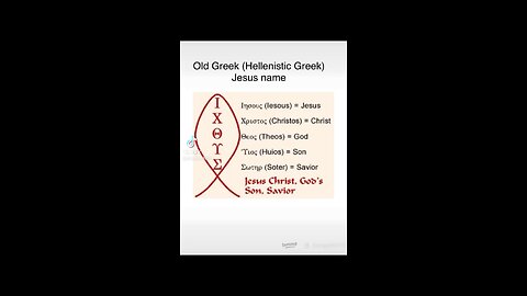 Greek name (Jesus)
