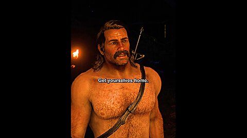 Arthur stumbled into Butcher Creek at night #rdr2