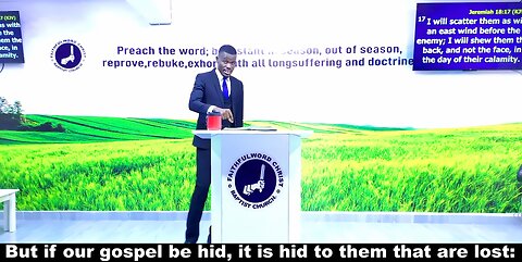 But if our gospel be hid, it is hid to them that are lost: