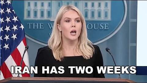 White Huose Press Briefing: Trump Gives Two Weeks to Make Peace orRisk U.S. Involvement