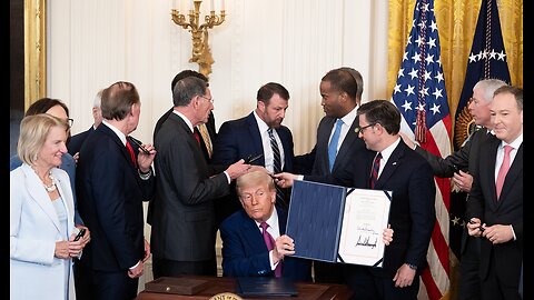 President Trump Participates in a Bill Signing Ceremony, June 12, 2025