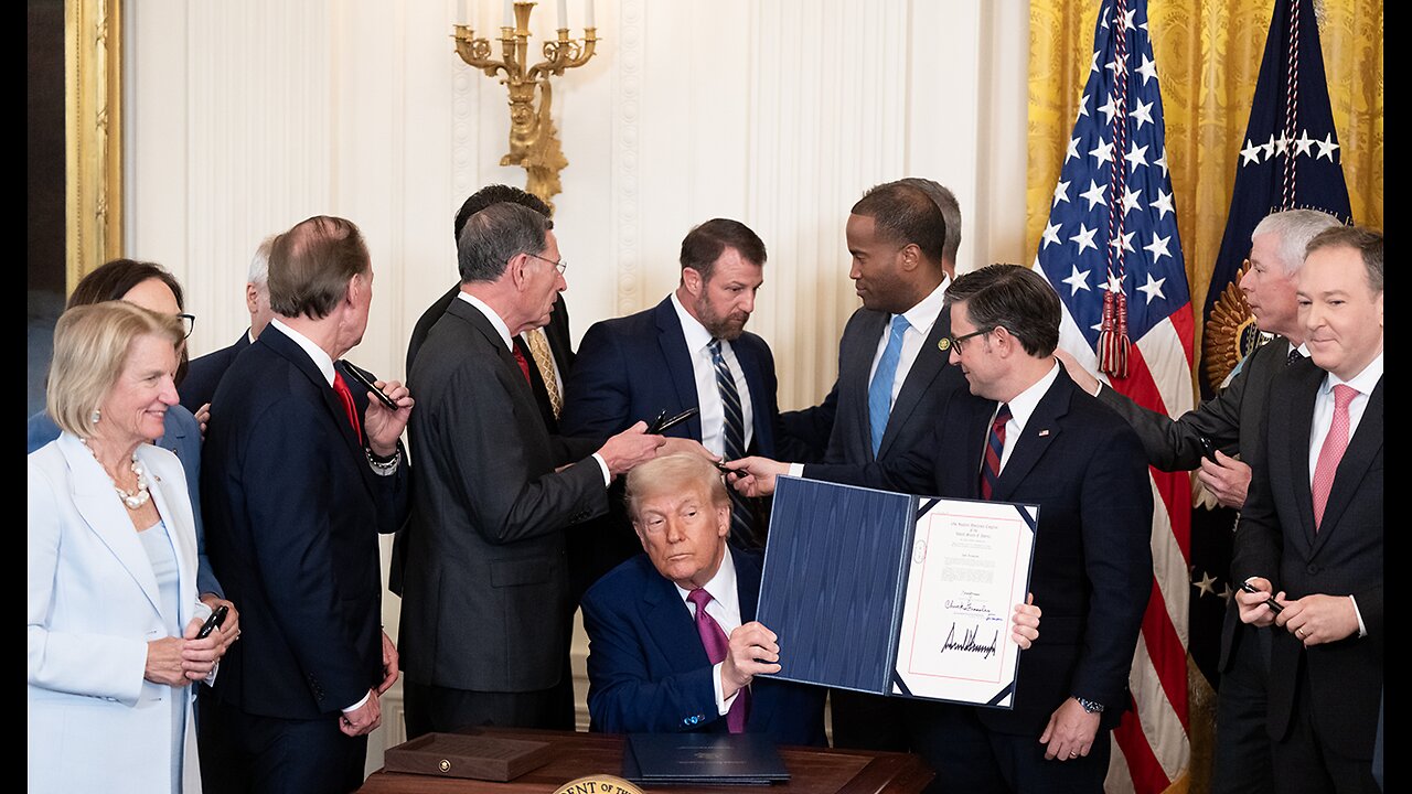 President Trump Participates in a Bill Signing Ceremony, June 12, 2025