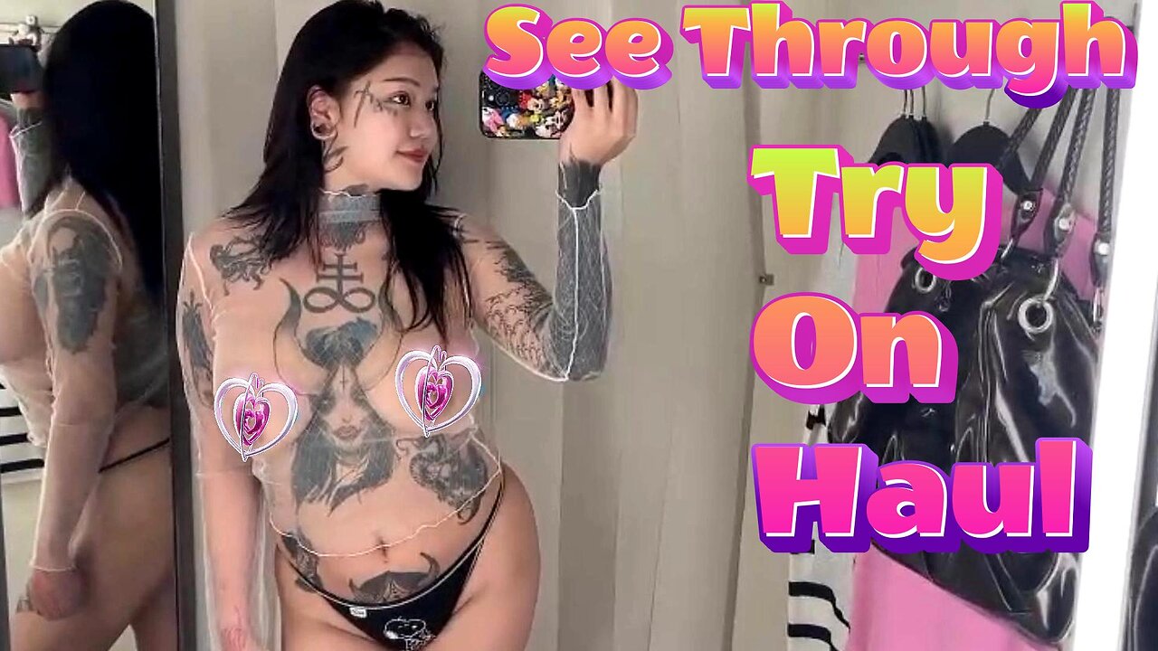 Transparent Try On Haul Tops - That Show Everything Nothing to Hide… 😏[ 4K ]