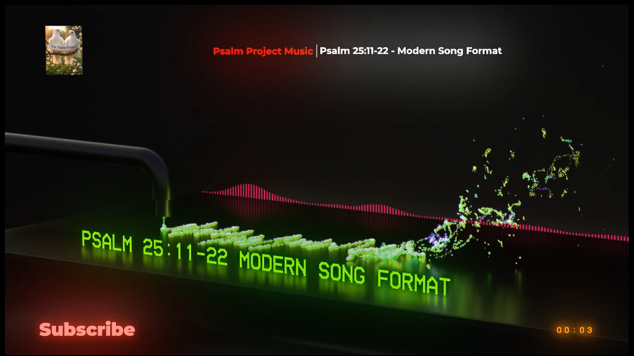 Psalm 25:11-22 (KJV) - Modern Song Format - Official Lyric Video