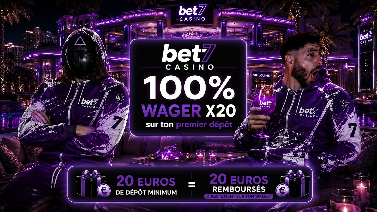 💥WAGER RACE EN COURS 💥🎁 Bet7 DÉPÔT REMBOURSÉ(20€ MINI)🎁 ROUE VIEWERS !diamond !bet7