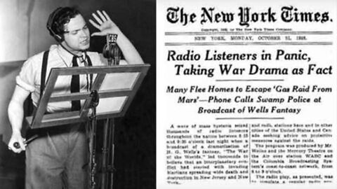 War Of The Worlds: Original Mercury Theater (CBS) Radio Broadcast - A CFR Experiment in Fear