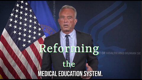 💪🏼 RFK Jr Reforming Medical Education 🔥
