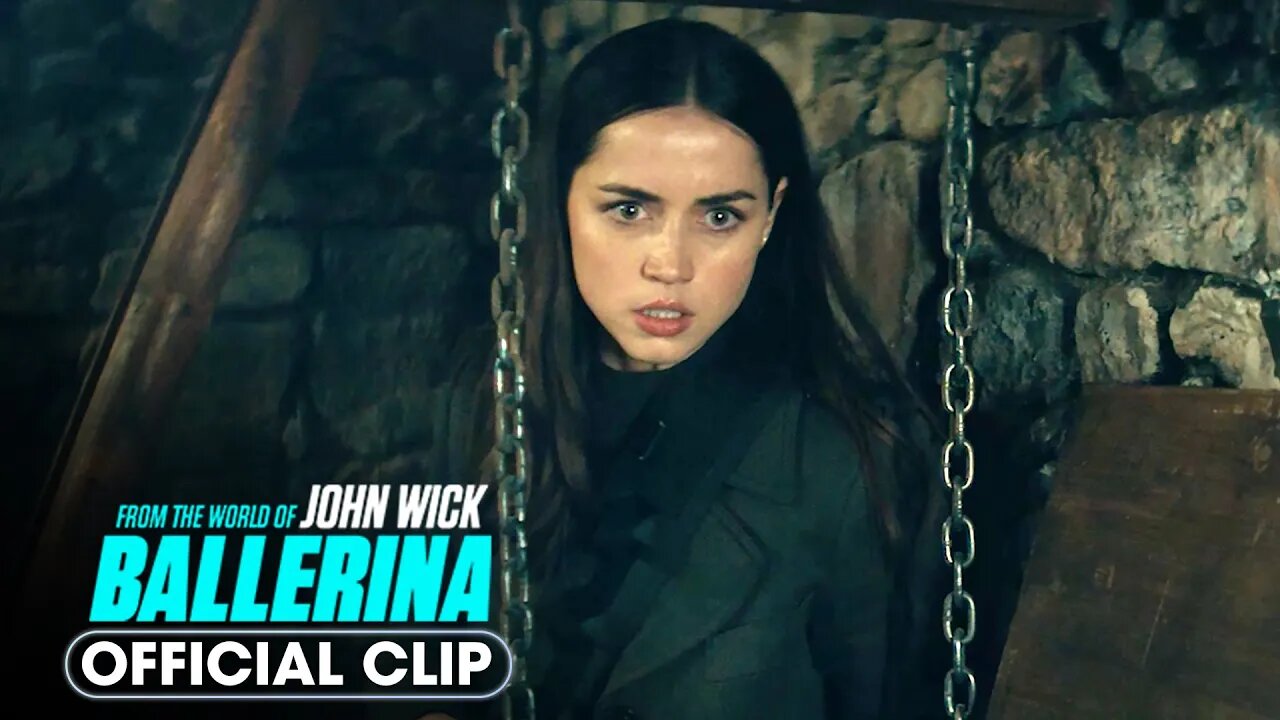 From the World of John Wick: Ballerina (2025) Official Clip 'Out Of Bullets' - Ana de Armas