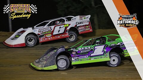 DIRTcar Summer Nationals Late Models At Crystal Motor Speedway (7/11/2025)