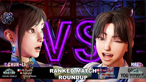 Kuya Kalbo SF6 Ranked Roundup. Chun Li Master Rank [Hori Fight Stick]