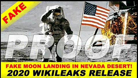 WIKILEAKS - FAKE MOON LANDING - NEVADA DESERT FOOTAGE 👊