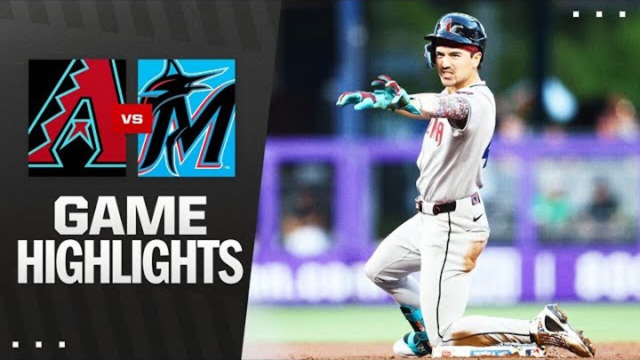 D-backs vs. Marlins Game Highlights (4/15/25) | MLB Highlights