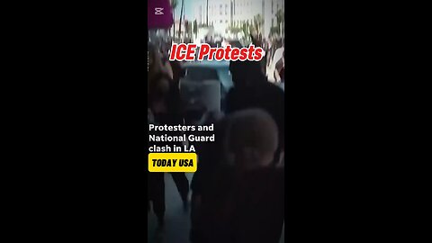 National Guard Clashes with Protesters Over ICE Protests