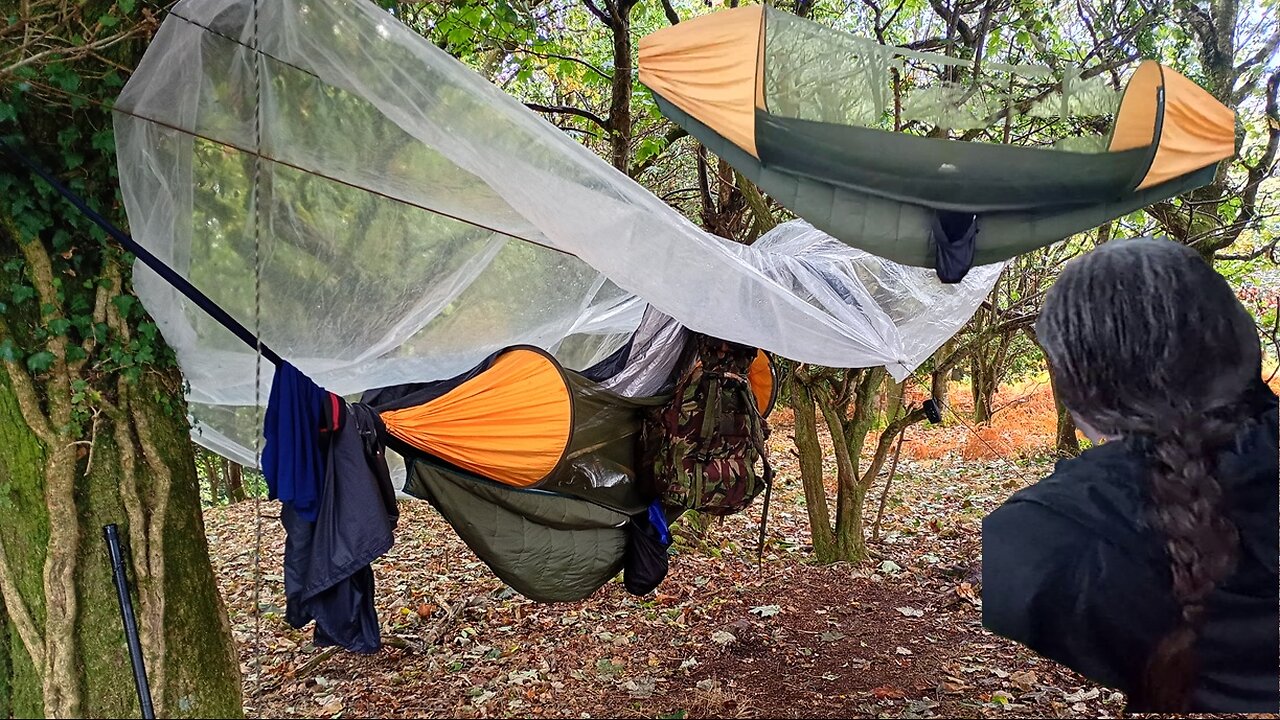 04, #pitching, #hammock, #underquilt , preparing