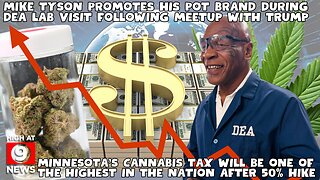 Mike Tyson Promotes His Marijuana Brand During DEA Lab Visit Following Meetup With Trump
