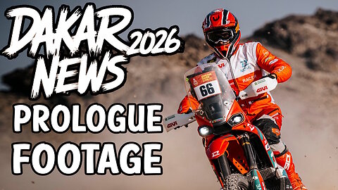 Dakar 2026 Prologue Footage