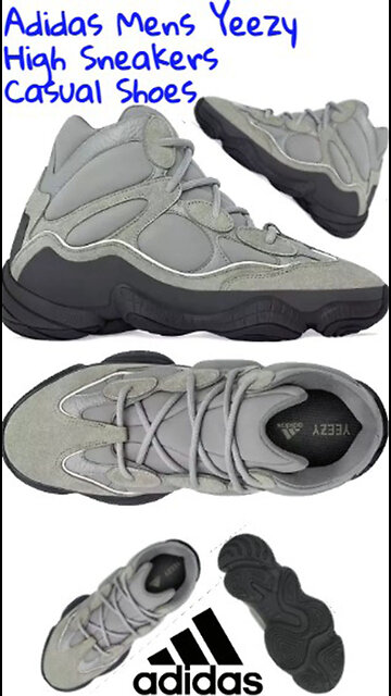 Adidas Mens Yeezy 500 High Sneakers Casual Shoes