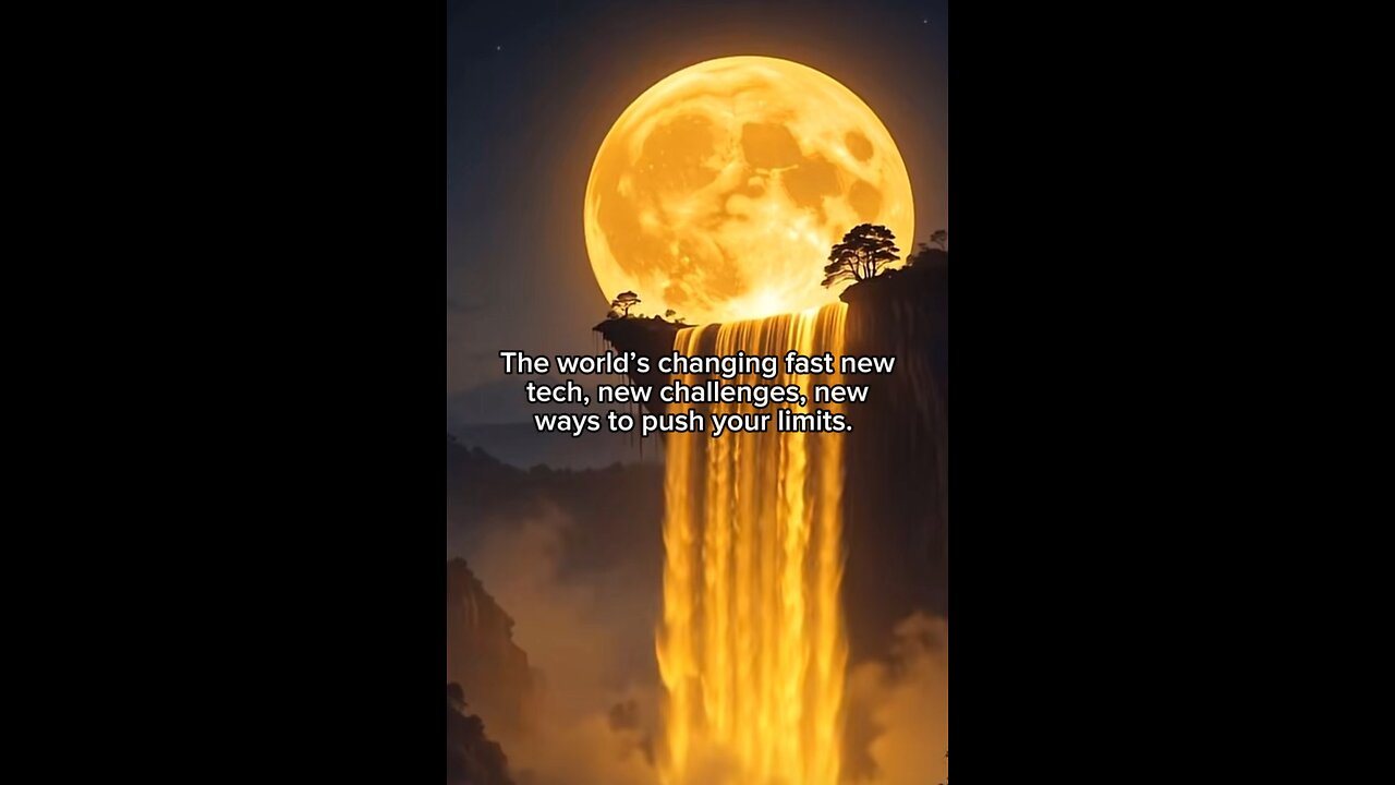 The world is evolving.