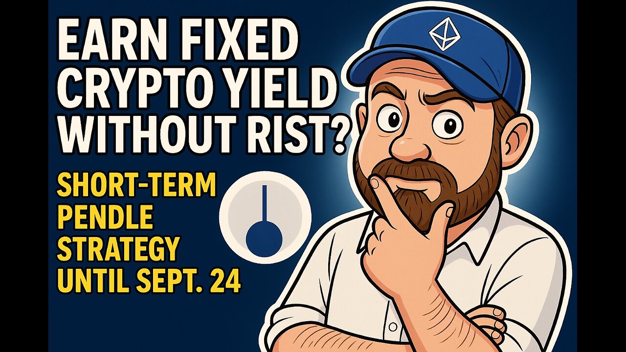 YIELD HUNTERS💸 Fixed 15% APR Without Risk? Short-Term Pendle Strategy Explained