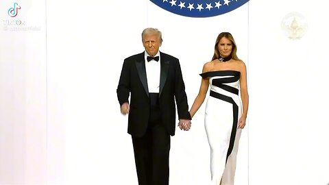 Trump Inauguration 2025 - Trump and Melania dance at inaugural ball