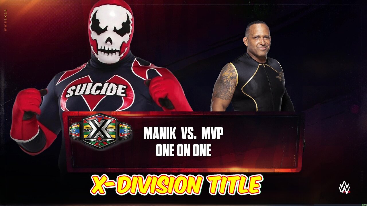 WWE 2k24 Suicide(c) vs MVP X-DivisionTitle