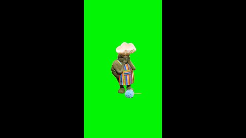 Sad Tiny Chef | Green Screen