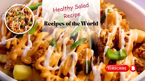 Chicken Loaded Fries with Cheese Sauce Recipe By Recipes of the World