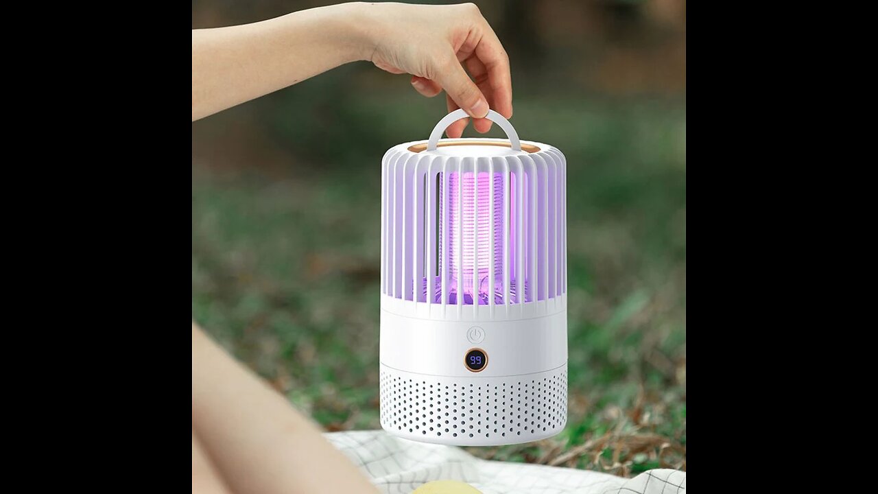 Electric Mosquito Killer, with 360° Physical Method and Detachable Design, Safe for Child & Pregnant