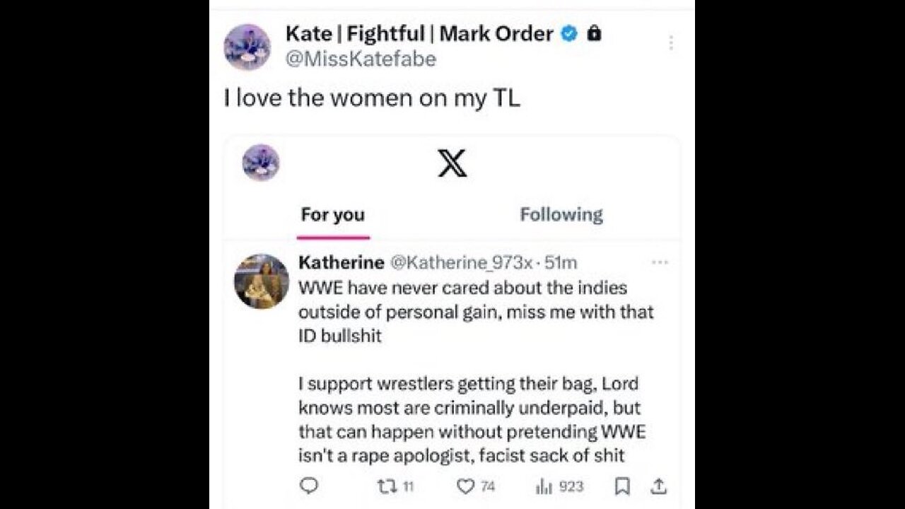 Kate from Fightful Is Back – And Still A Total MORON! #shorts