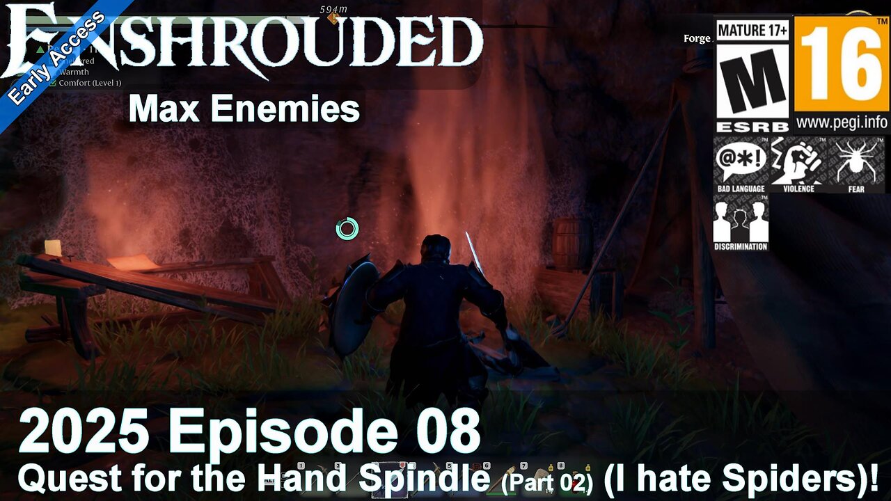 Enshrouded (2025 Episode 08) Quest for the Hand Spindle! (Part 02) + Revelwood Ancient Spire!