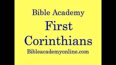 1 Cor. 4:1-5 Lesson 11
