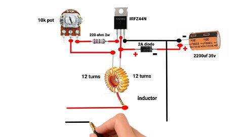 Boost converter//3.7v to 12v converter//voltage adjustable converter boost converter