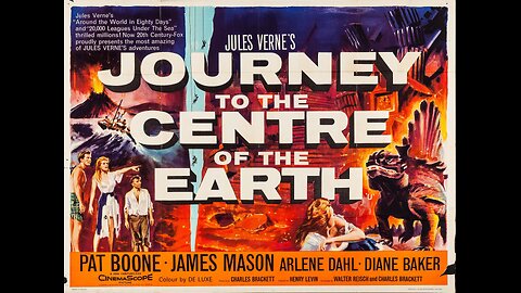 Jules Verne's Journey to the Center of the Earth, Sci-fi/Adventure 1959. James Mason, Pat Boone, Arlene Dahl, Diane Baker