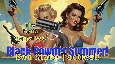 Pietta Pepperbox RE-view! Everyday Carry With Black Powder! (Ban State Tactical)