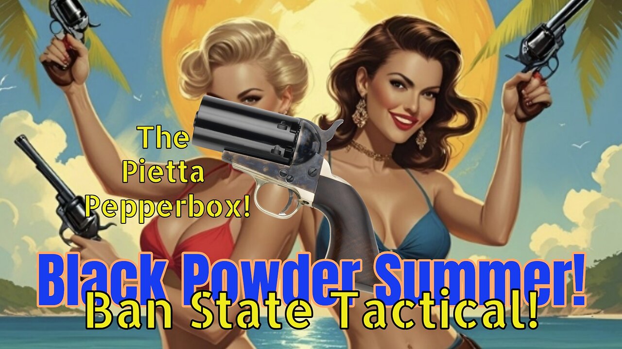 Pietta Pepperbox RE-view! Everyday Carry With Black Powder! (Ban State Tactical)