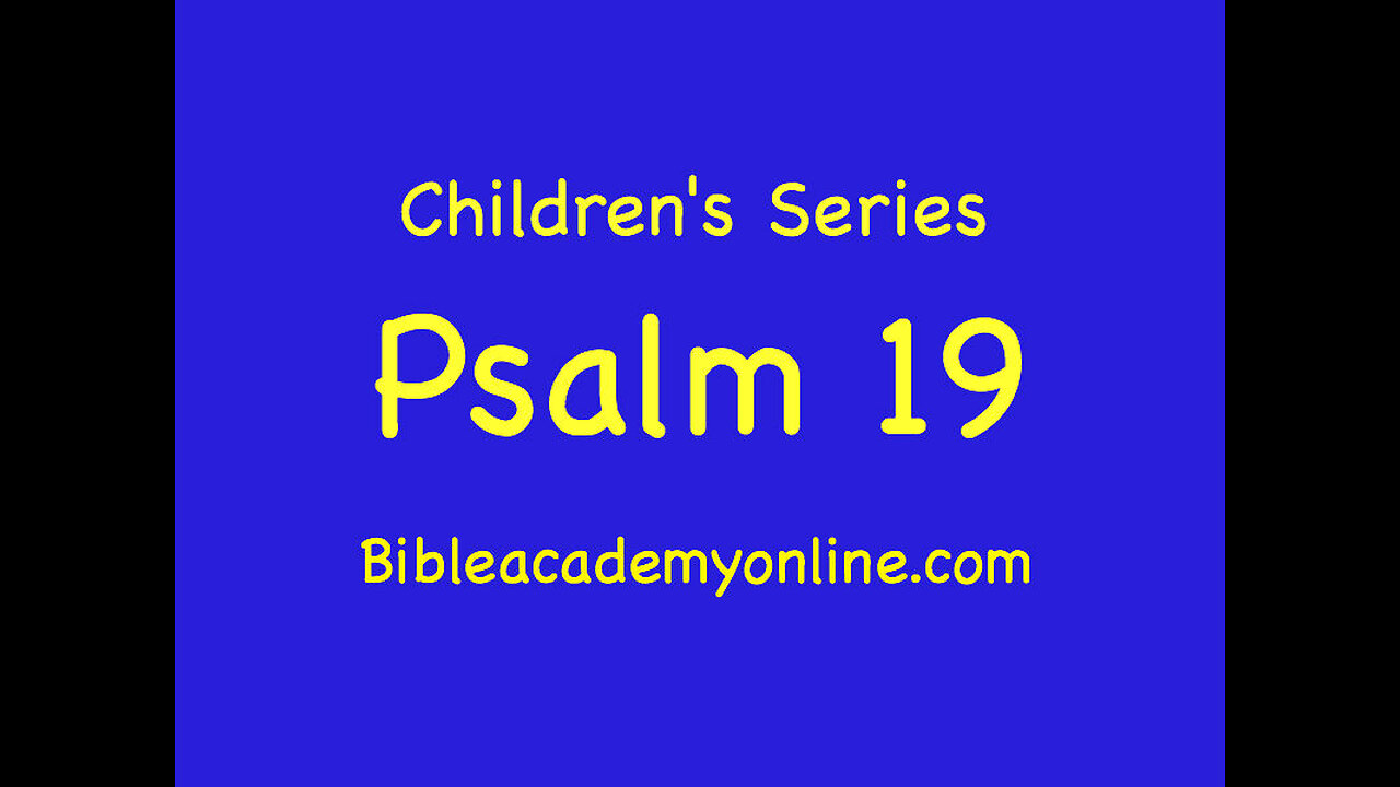 CS Psalm 19