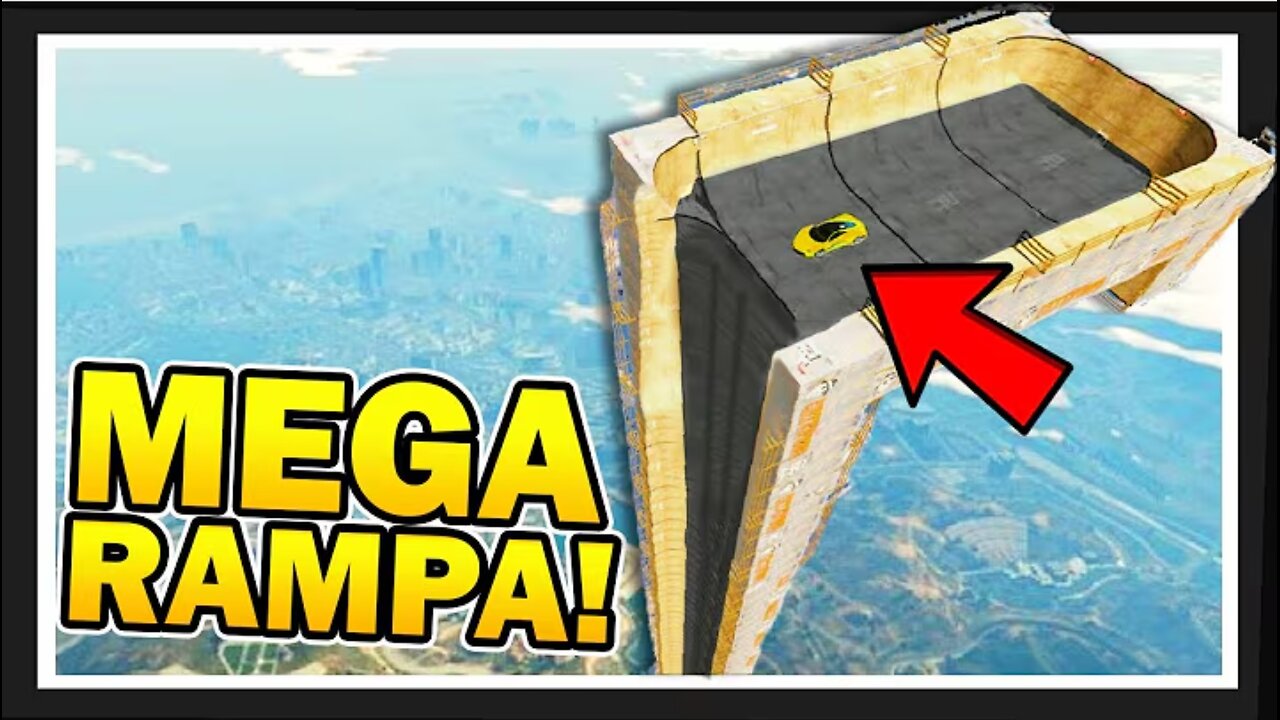 MEGA VERTICAL RAMP! 😱 EXTREME RACE with the COMPAS in GTA 5 Online #3