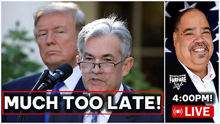 PRESIDENT TRUMP TOURS JEROME POWELL SCENE OF THE CRIME AT THE FEDERAL RESERVE