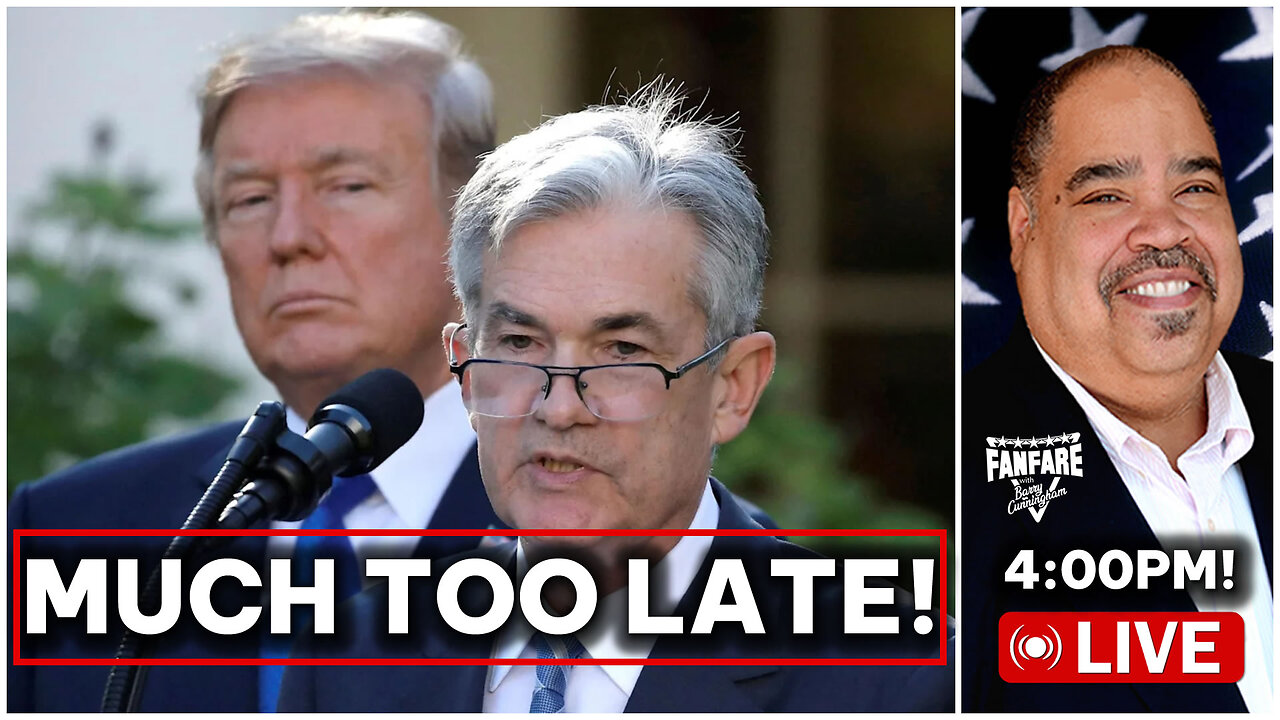 PRESIDENT TRUMP TOURS JEROME POWELL SCENE OF THE CRIME AT THE FEDERAL RESERVE