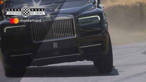 Rolls-Royce Cullinan thrashed hard at Goodwood