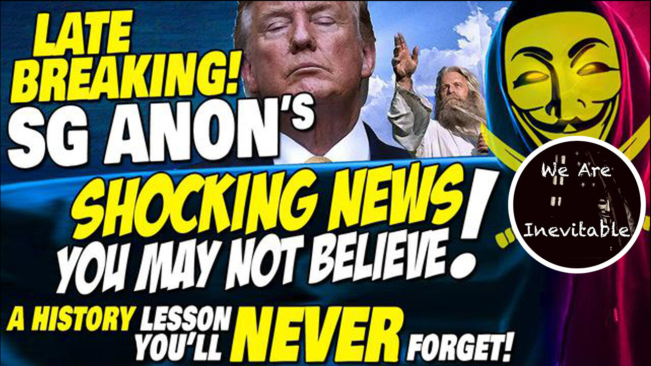 SG Anon SHOCKING News - Trump Gave Thumbs Up for EBS, Military & Mass Media Takeover