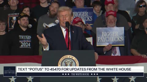 President Trump Does a Rally in Iowa 27 2026