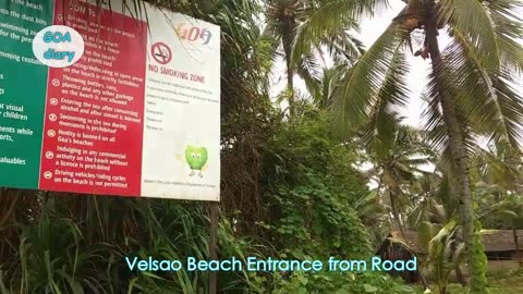 Arossim To Velsao Beach And Return by Walk, Goa Travel Vlog 2018
