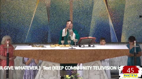 NCTV45 CATHOLIC MASS FROM HOLY SPIRIT PARISH (ST VITUS SITE) 9 AM SUNDAY JULY 13 2025