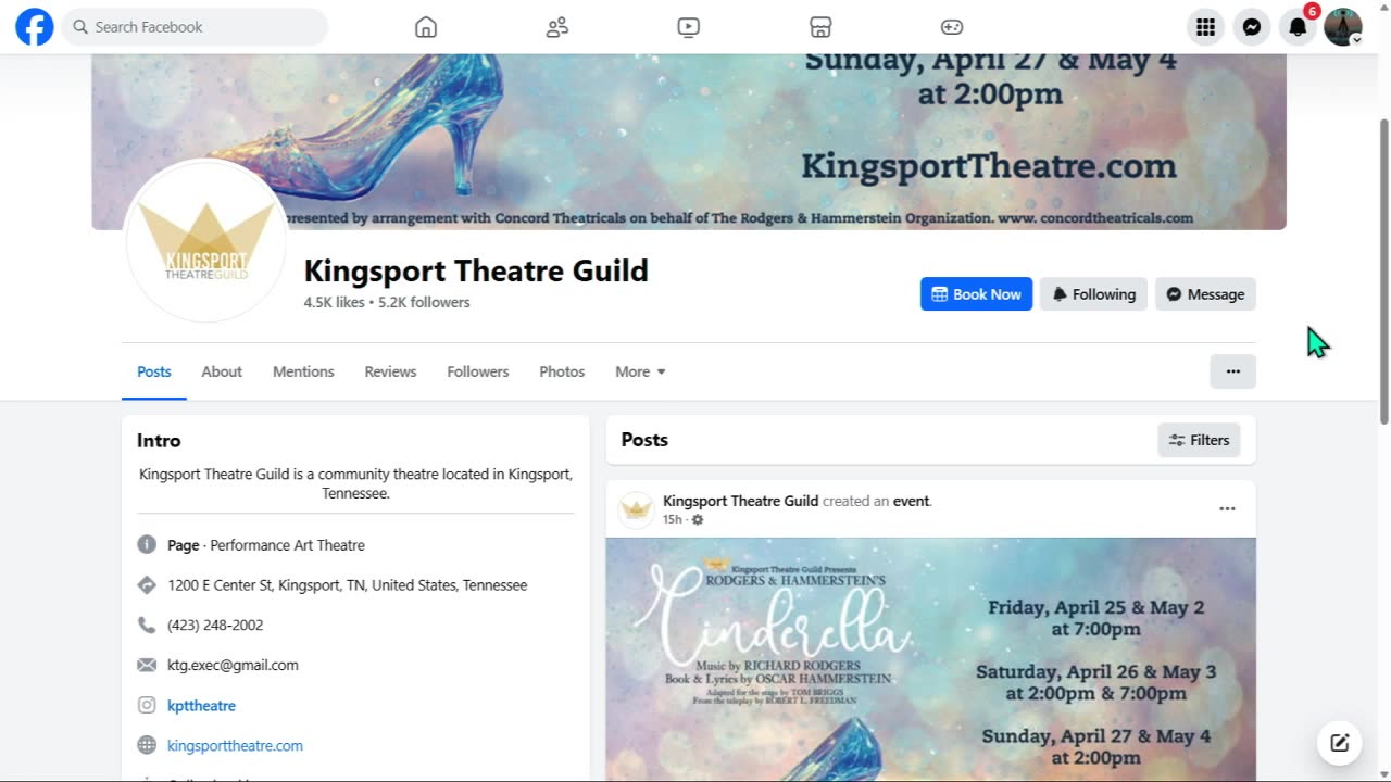 A CLOSER LOOK WITH CRYSTAL CARTER | KINGSPORT THEATRE GUILD, CINDERELLA