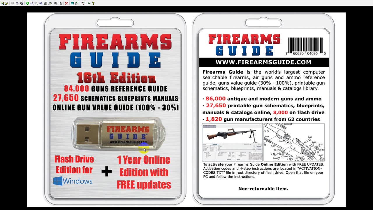 Firearms Guide Flash Drive PRO Edition