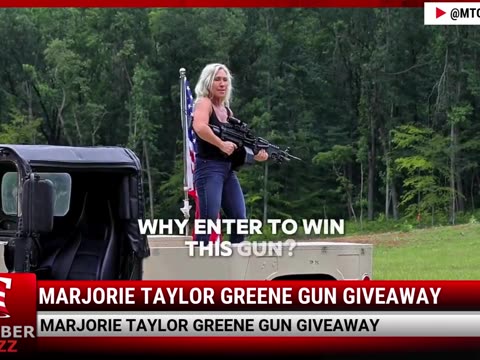 Marjorie Taylor Greene Gun Giveaway